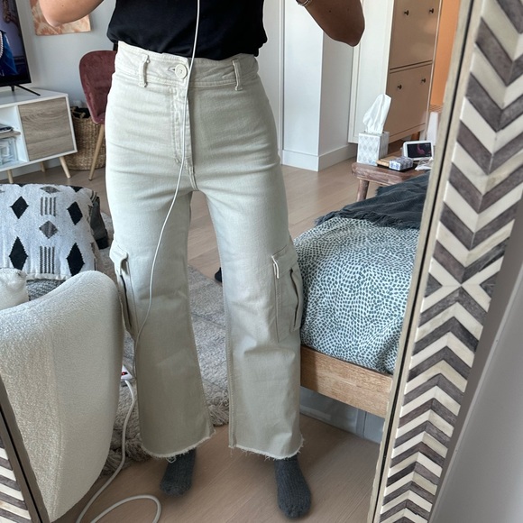 Zara Jeans Zara Marine Cargo Jeans Poshmark
